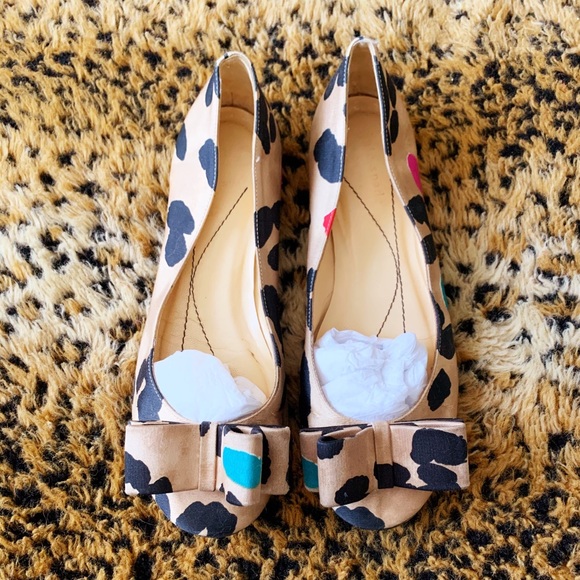 kate spade Shoes - Kate Spade Multi-color Leopard Flats